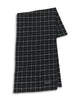 WOOL SCARF A325012 DARK GREY CHECK MFPEN 