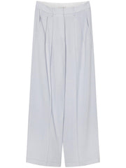 WOOL VISCOSE TWILL SARTORIAL LOW WAIST PANTS 14049 F48A7058 FORTE FORTE 