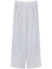 WOOL VISCOSE TWILL SARTORIAL LOW WAIST PANTS 14049 F48A7058 FORTE FORTE 