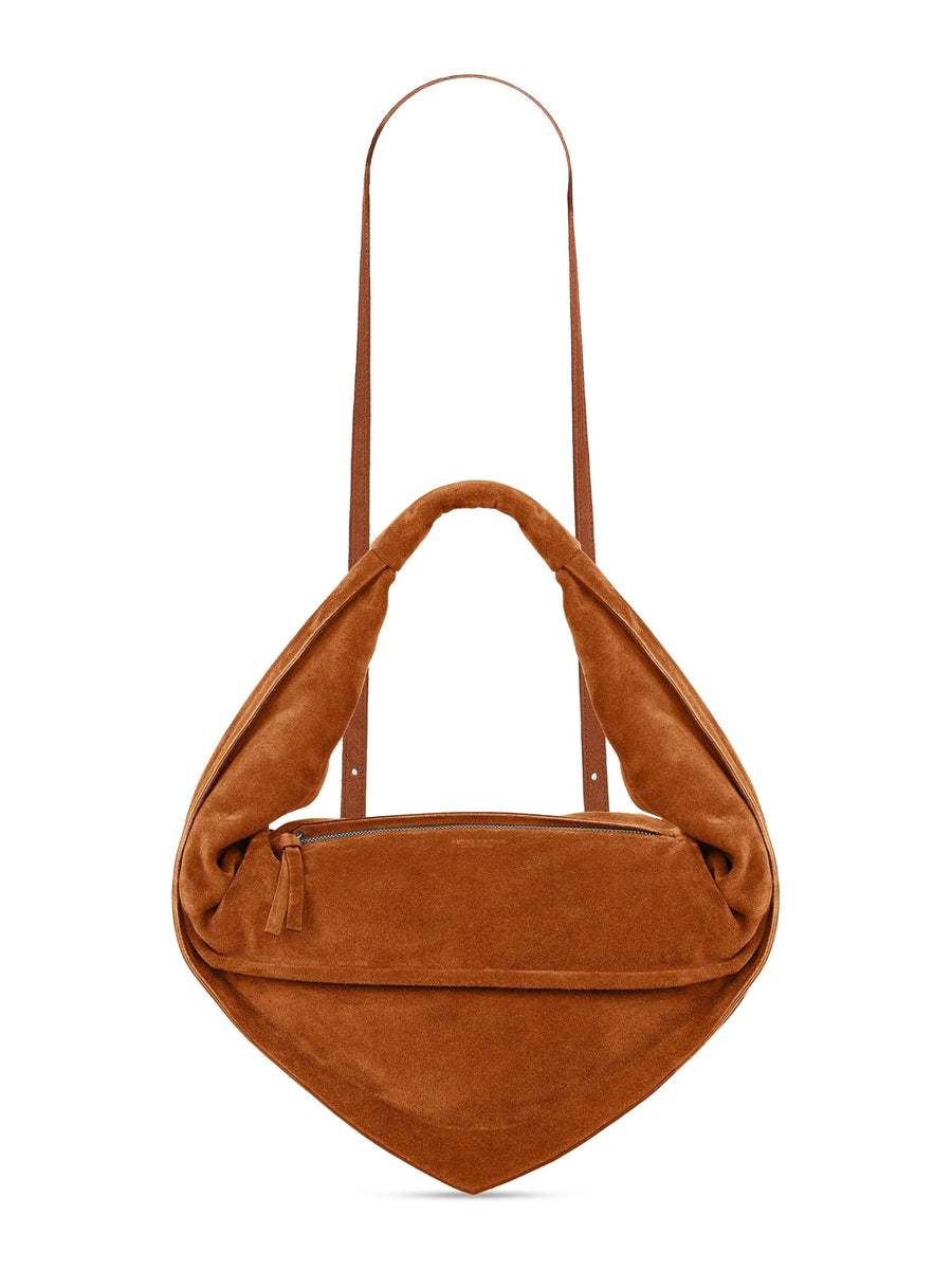 HOBO BAG FCCOTHB0101 SUEDE COGNAC FEDERICO CINA 
