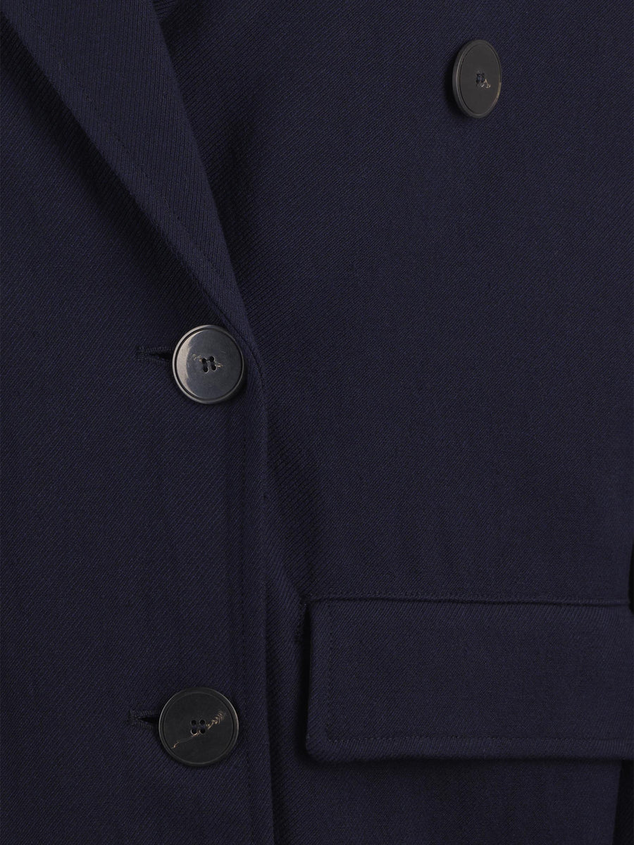 COVER COTTON VISCOSE DOUBLEBREASTED BLAZER 14033 F48A5012 FORTE FORTE 