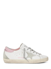 SUPER-STAR LEATHER UPPER AND HEEL SUEDE STAR AND SPUR CREAM SOLE GWF00102 F00256910914 GOLDEN GOOSE 