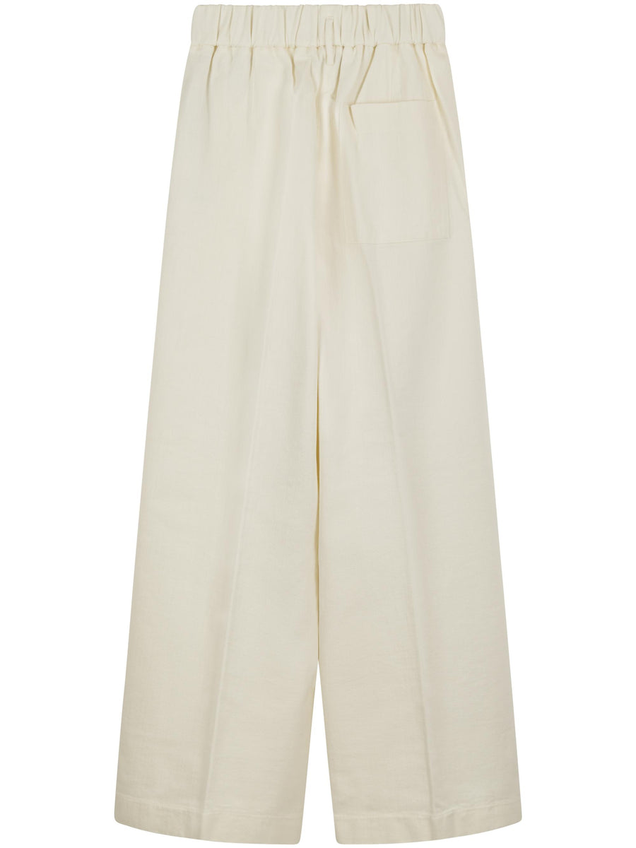 FLUID COTTON BULL REGULAR WAIST PANTS 14037 F48A0219 FORTE FORTE 