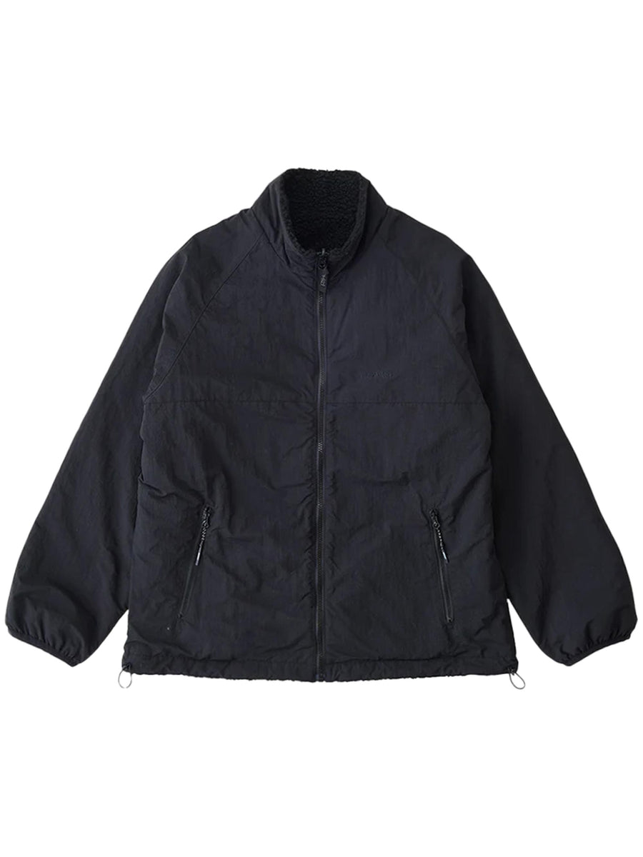 REVERSIBLE SHERPA JACKET G5FUJ014 CHARCOAL BLACK GRAMICCI 