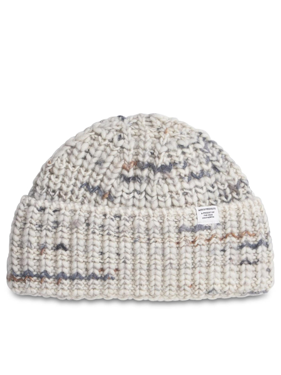 SPACE MELANGE RIB BEANIE N950978 1025 NORSE PROJECTS 