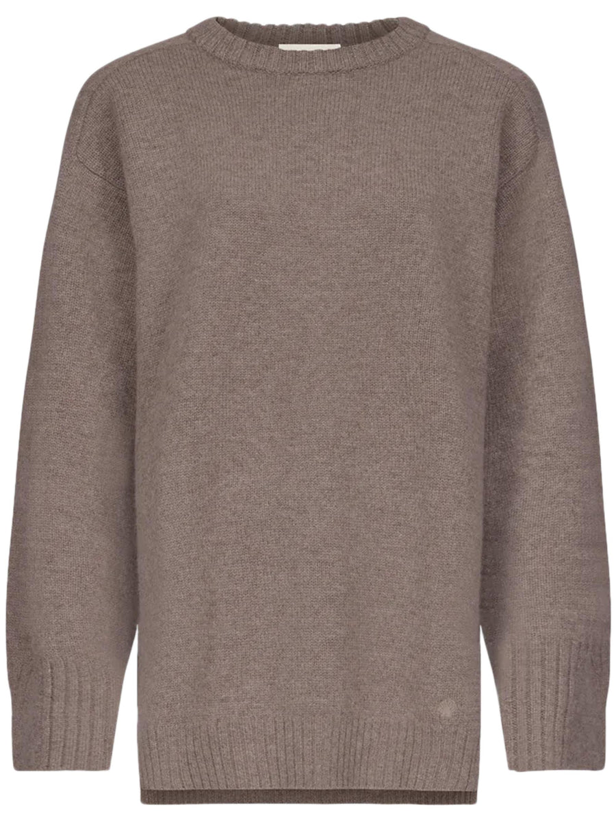 SAFI LDS LONG SWEATER SAFI LDS TAUPE MELANGE LOULOU STUDIO 
