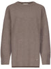 SAFI LDS LONG SWEATER SAFI LDS TAUPE MELANGE LOULOU STUDIO 