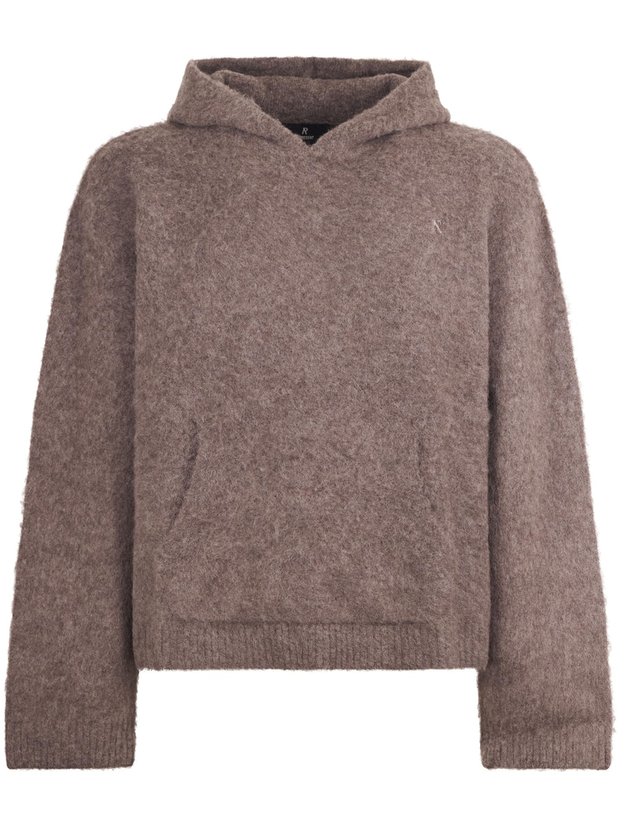 TEXTURED BORG HOODIE MLM100154 17 REPRESENT 