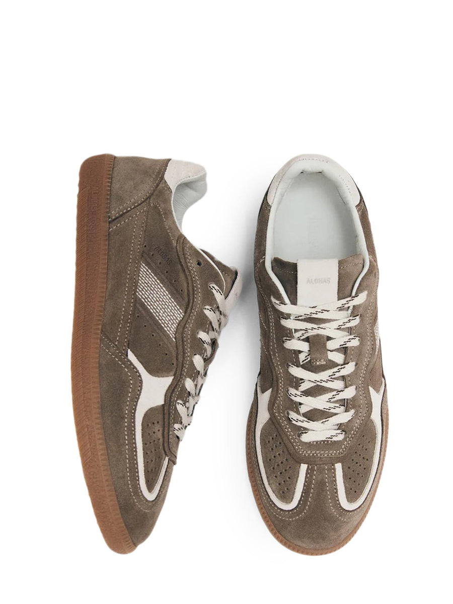 TB490 RIFE TAUPE LEATHER SNEAKERS S100471 28 ALOHAS 