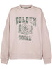 JOURNEY UNISEX CREW NECK SWEATSHIERT DYED ORANIC COTTON FLEECE VINTAGE COLLEGE PRINT GUP02175 P00186425758 GOLDEN GOOSE 
