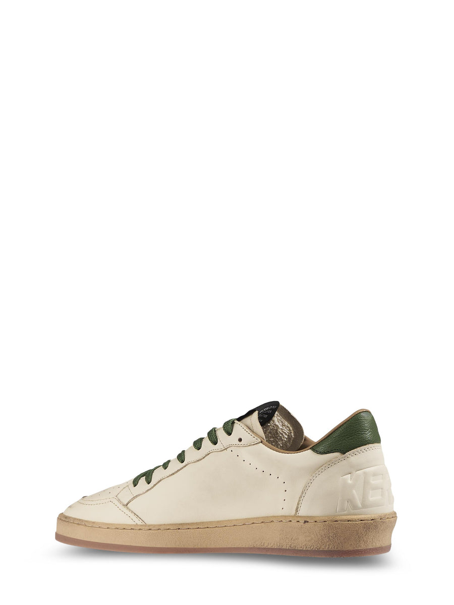 BALLSTAR NAPPA UPPER TOE AND SPUR LEATHER STAR AND HEEL GMF00117 F00749710502 GOLDEN GOOSE 