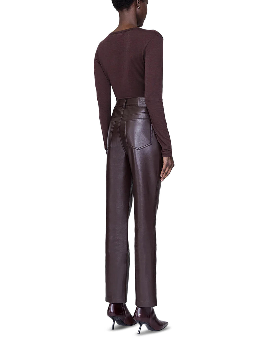 SYLVIE LONG SLEEVE TEE A0811501 BLK26 ANINE BING 