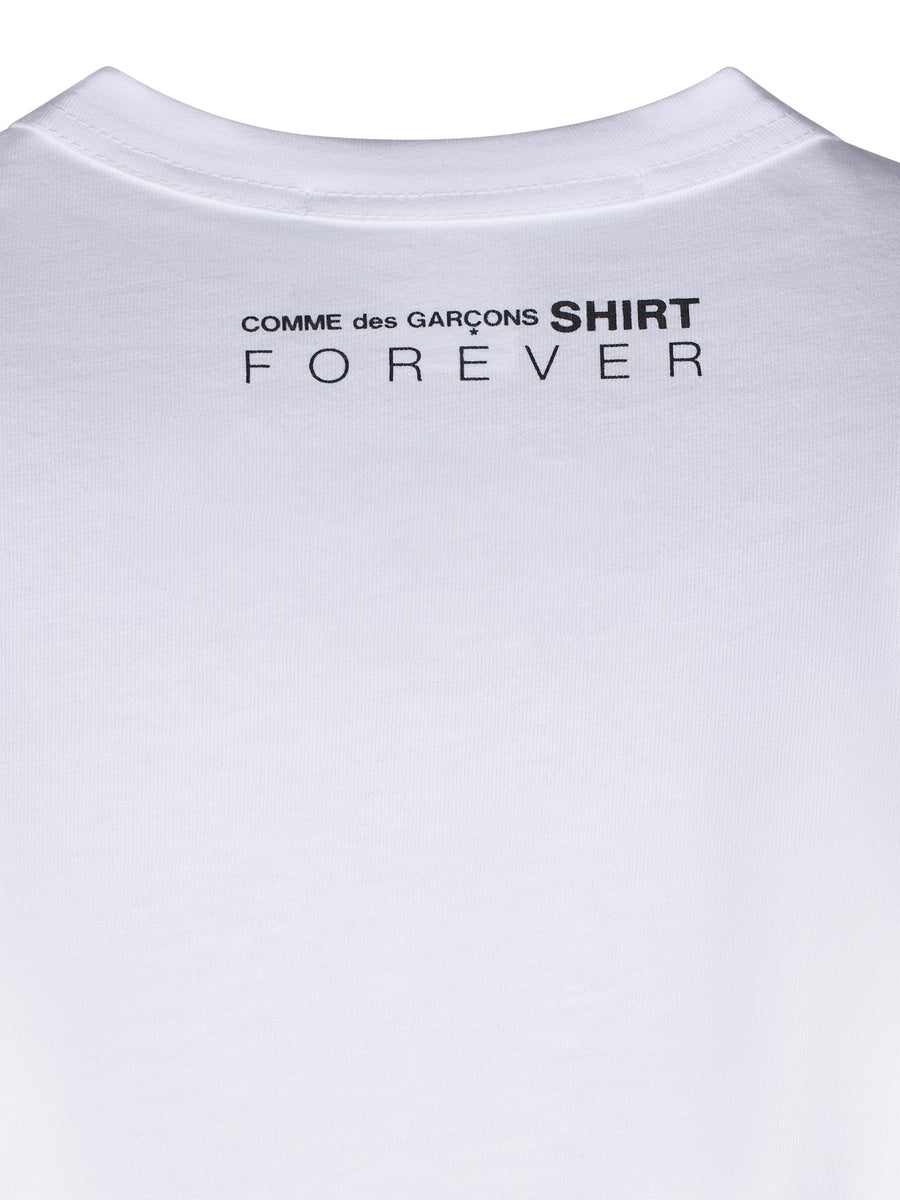 FZT0040514 WHITE COMME DES GARCONS SHIRT 