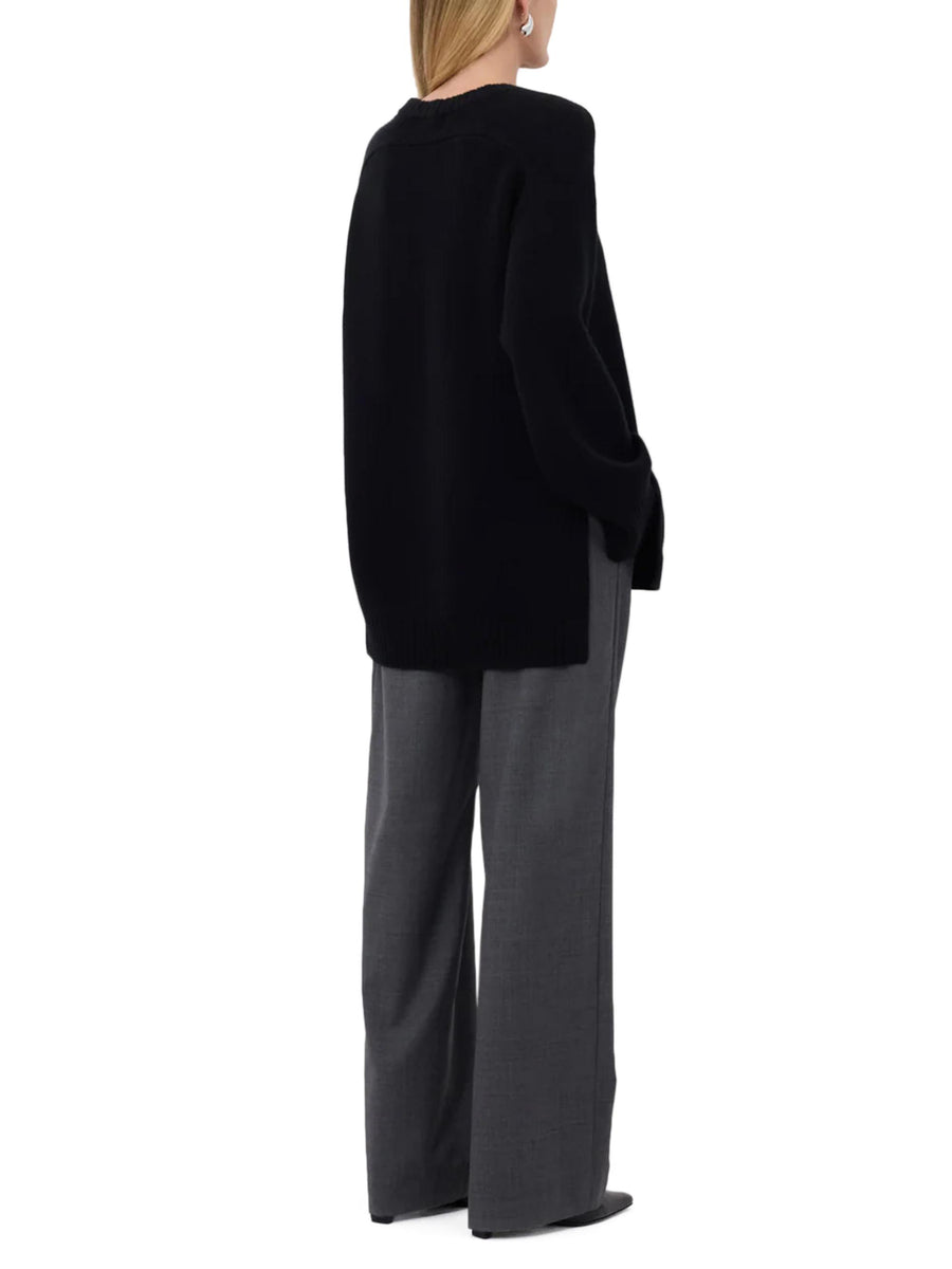 SAFI LDS LONG SWEATER SAFI LDS BLACK LOULOU STUDIO 