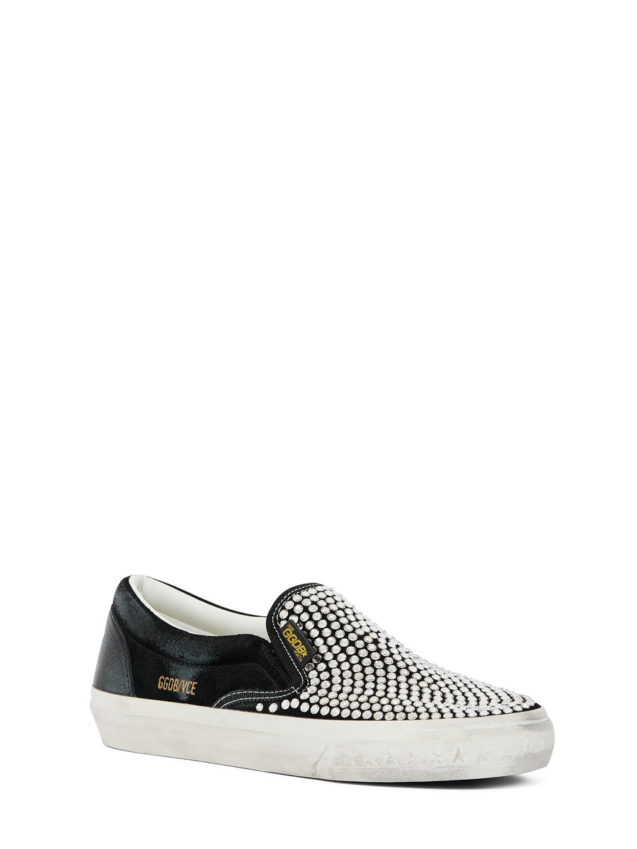 VCE SUEDE UPPER WITH HOTFIX LEATHER SPUR GWF00306 F00752790100 GOLDEN GOOSE 