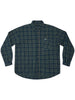 UNISEX GREEN PLAID OVERSHIRT ERL11B004 GREEN ERL 