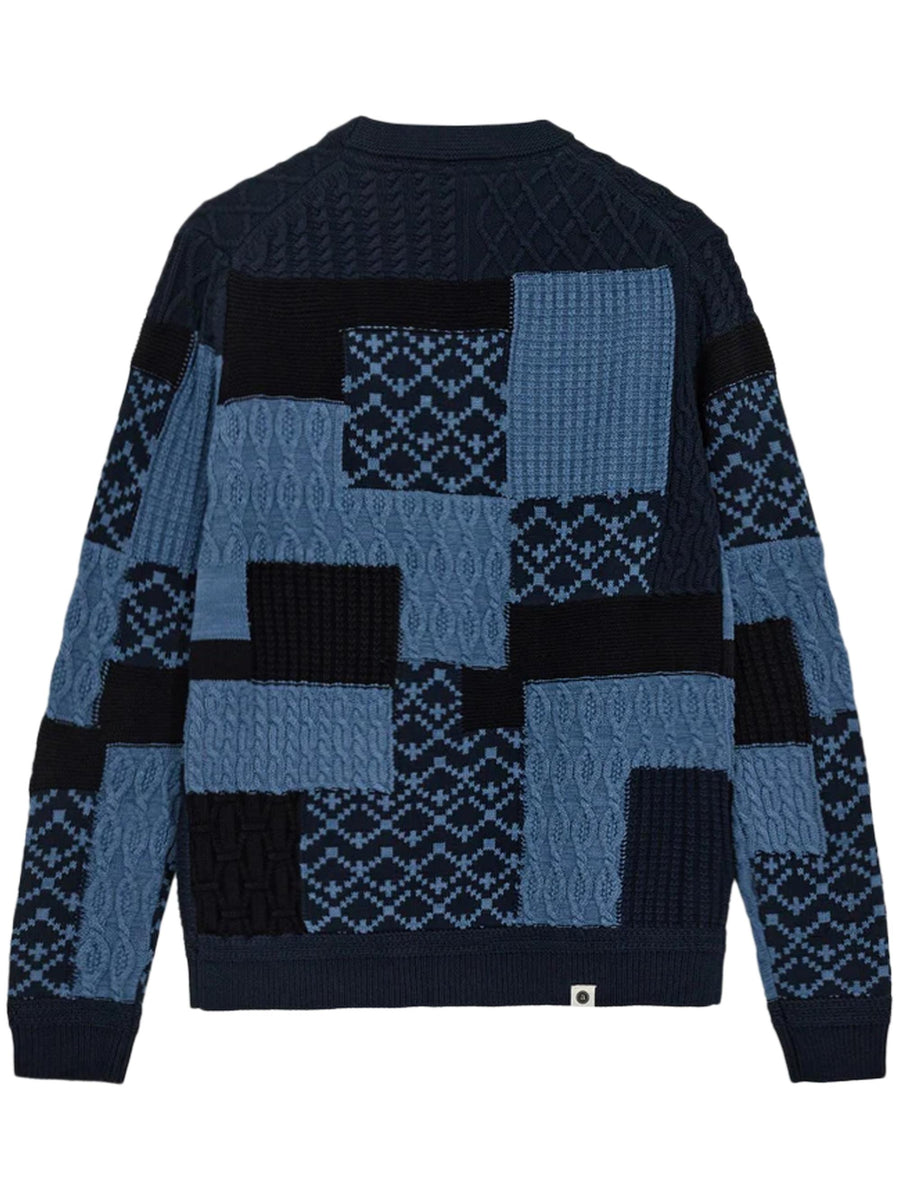AKSVEND PATCHWORK KNIT 902033 3059 ANERKJENDT 