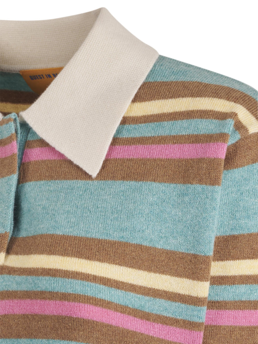 CROPPED STRIPE RUGBY W33010JL GLCRCO GUEST IN RESIDENCE 