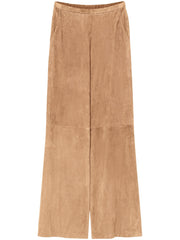 LIGHT SUEDE HIGH WAIST PANTS 14012 F48A3029 FORTE FORTE 