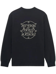 LE SWEATSHIRT SLOGAN TRESSES HSW172 CO127BL DROLE DE MONSIEUR 
