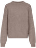 TRISTAN LOOSE FIT SWEATER TRISTAN ASHES MELANGE LOULOU STUDIO 