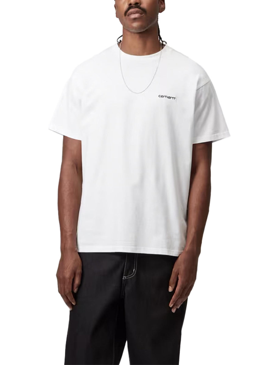 S/S Script Embroidery T-Shirt I030435 00AXX CARHARTT WIP 