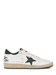BALLSTAR NAPPA UPPER LEATHER STAR AND HEEL CRACK TOE AND SPUR GWF00117 F00377110283 GOLDEN GOOSE 