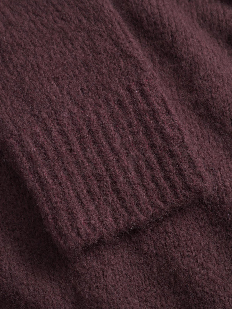 rasmus MOCK NECK  RELAXED BRUSHED SWEATER N450643 9025 NORSE PROJECTS 