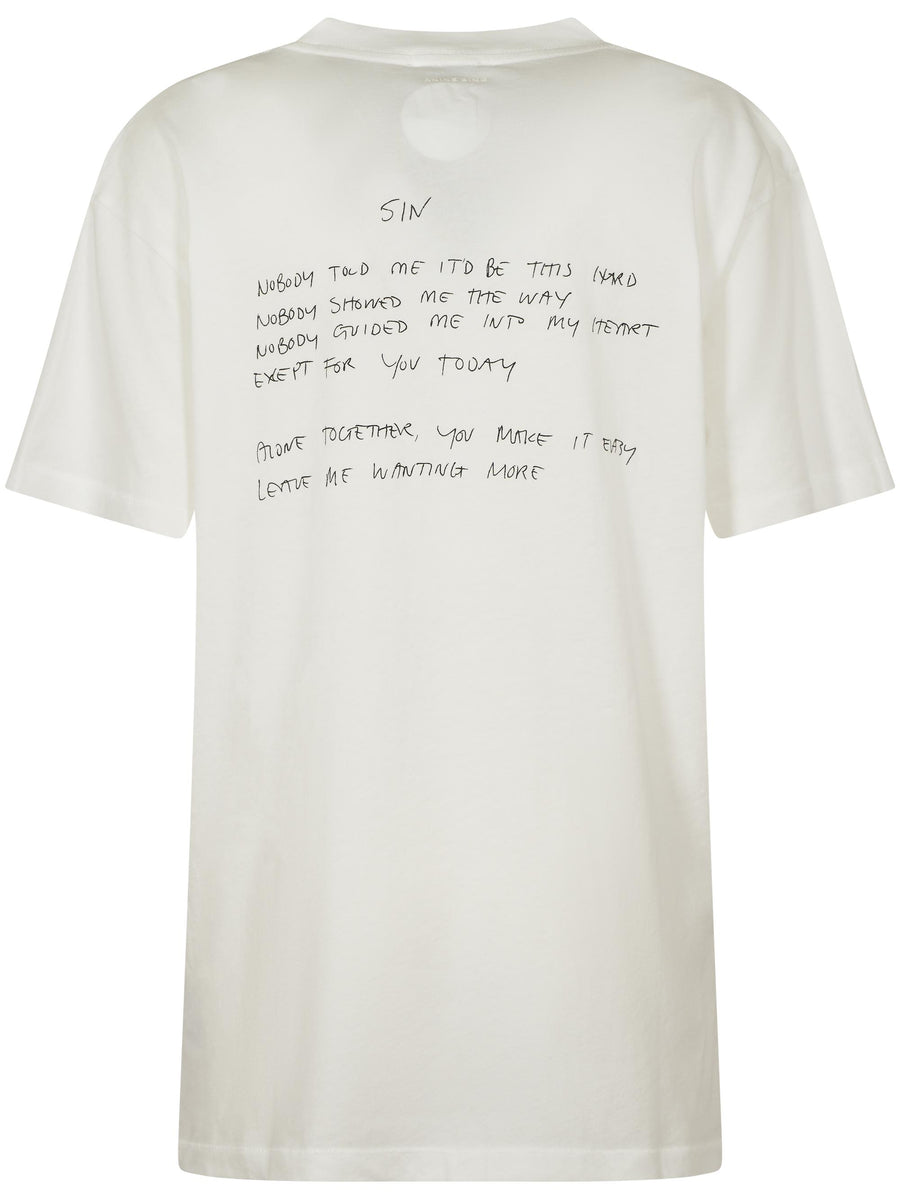 WALKER TEE LYRICS - IVORY A0810771 IVY1 ANINE BING 