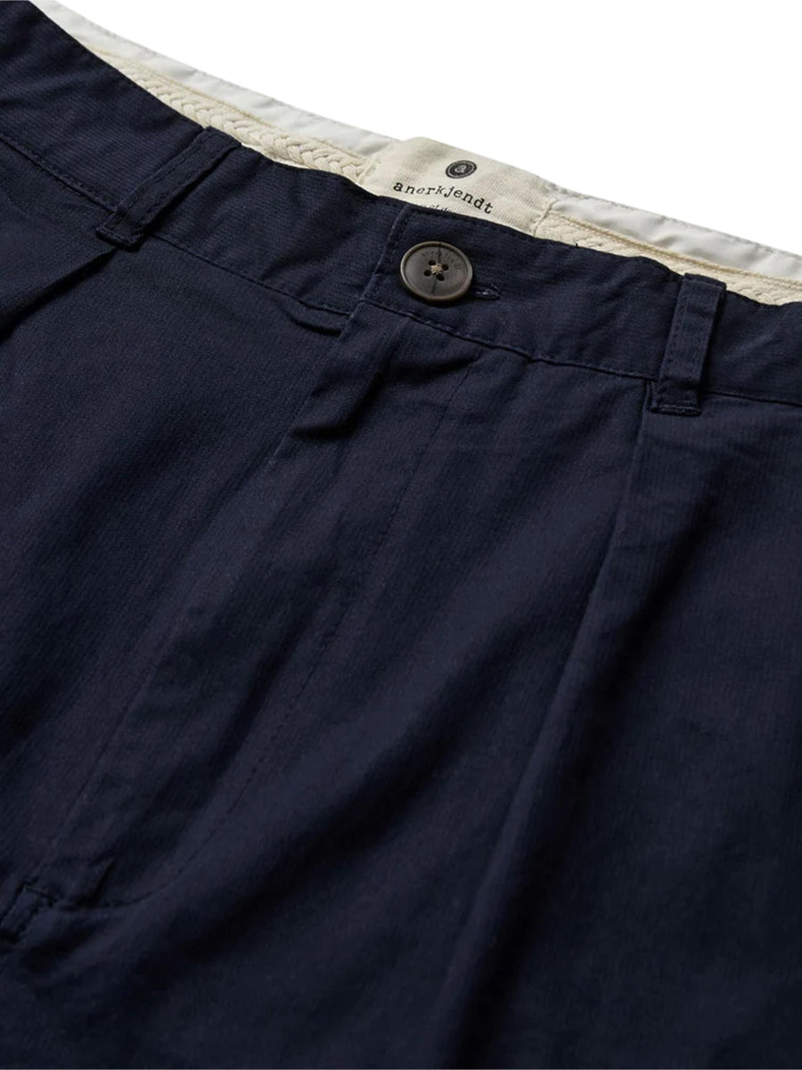 AKJAKOB COTTON PLEAT PANTS 901875 3059 ANERKJENDT 