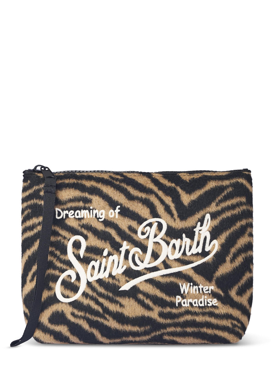 ALINE FELT ZEBRA 18 EMB ALI0028 TEX000101322I MC2 SAINT BARTH 