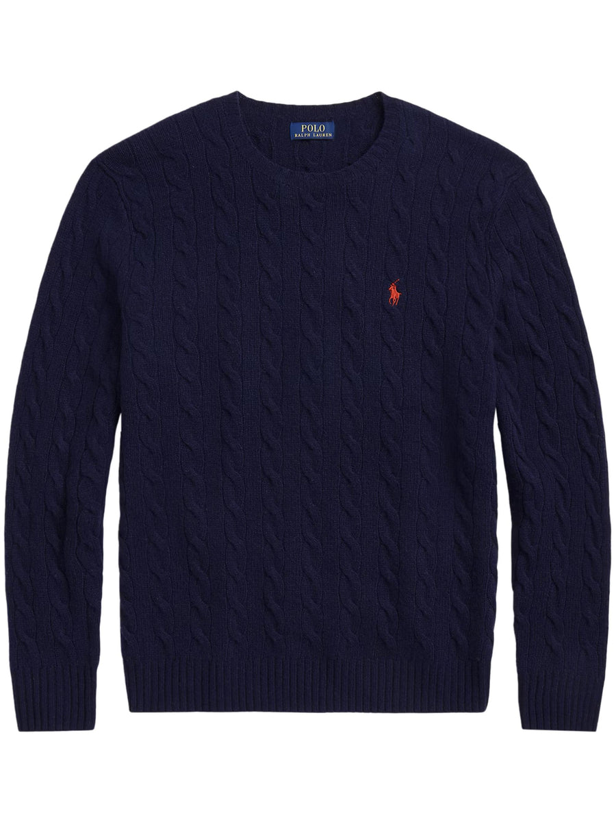 LSCABLECNPP-LONG SLEEVE-PULLOVER 710876762 002 POLO RALPH LAUREN 