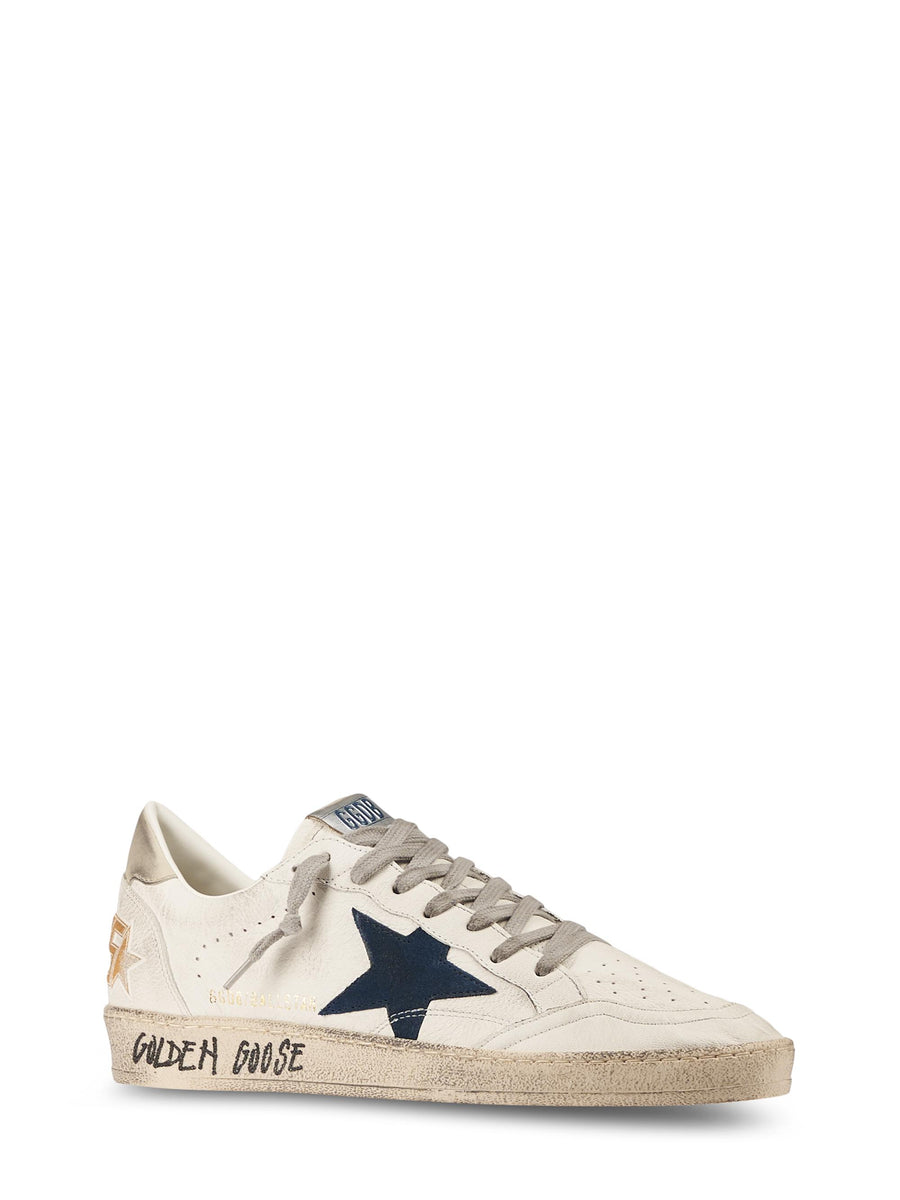 BALLSTAR NAPPA UPPER TOE AND SPUR SUEDE STAR LEATHER HEEL GMF00117 F00757111660 GOLDEN GOOSE 