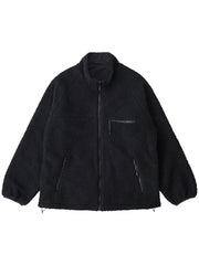 REVERSIBLE SHERPA JACKET G5FUJ014 CHARCOAL BLACK GRAMICCI 