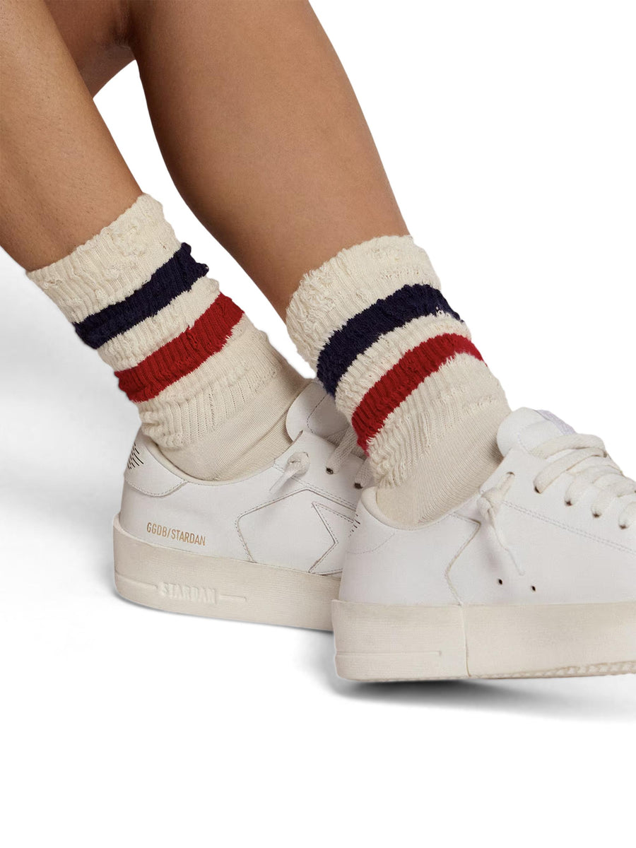 SOCKS HIGH RIB/STRIPES/RIPPED GUP00883 P00048881239 GOLDEN GOOSE 