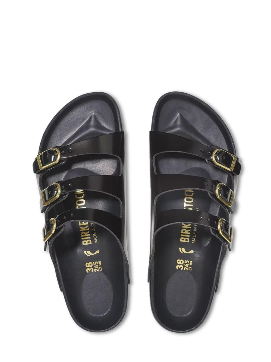 FLORIDA DBUCKLE EXQUISITE 1029385 SHINE BLACK BIRKENSTOCK 