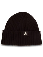 STAR/ BEANIE DAMIAN/ WO/ LOW TURN/LATERAL SMALL STAR GUP01035 P00060190100 GOLDEN GOOSE 