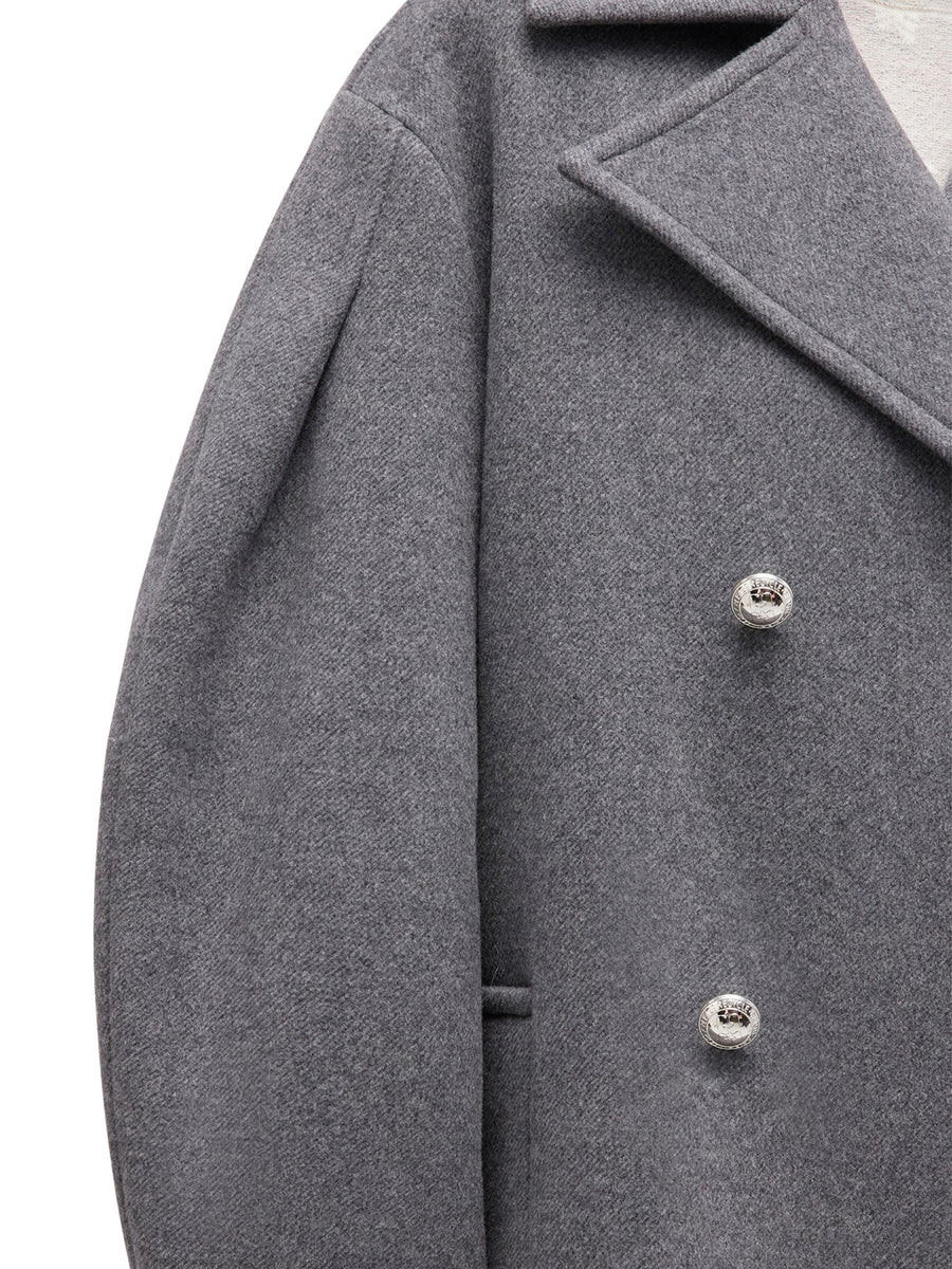 PEACOAT WOOL MIDI COAT W0930 205 GANNI 