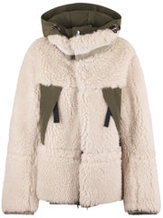 FAUX SHEARLING GROSGRAIN BLOUSON 2508076 063 SACAI 