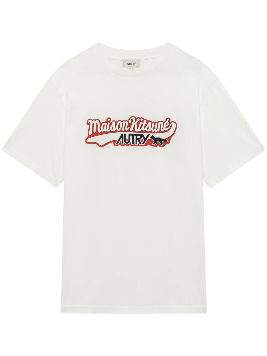 T-SHIRT MAIN UNISEX - M KITSUNE WHITE TSPXMK2W  AUTRY 