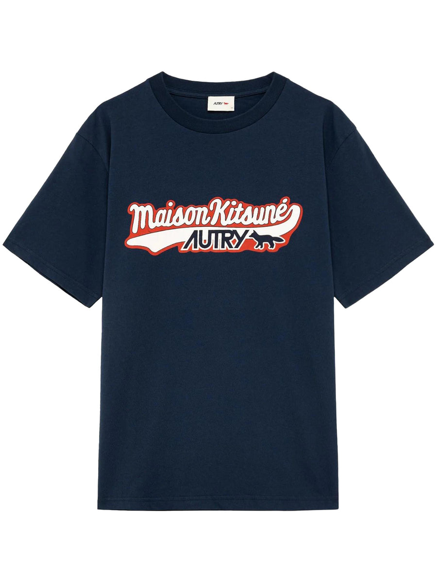 T-SHIRT MAIN UNISEX - M KITSUNE BLUE TSPXMK2B  AUTRY 