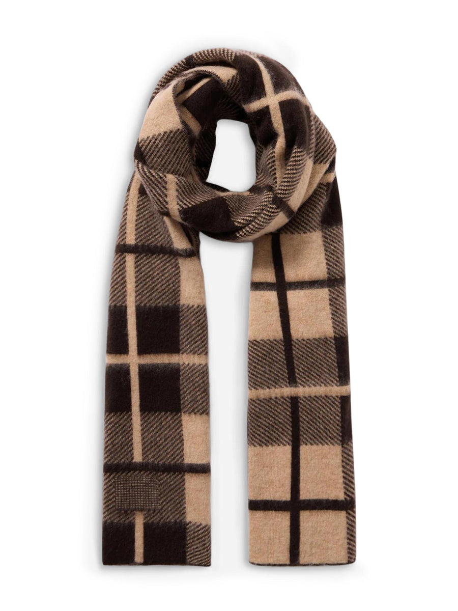 THE PLAID BIG SCARF A25319AL BRCDUN GUEST IN RESIDENCE 