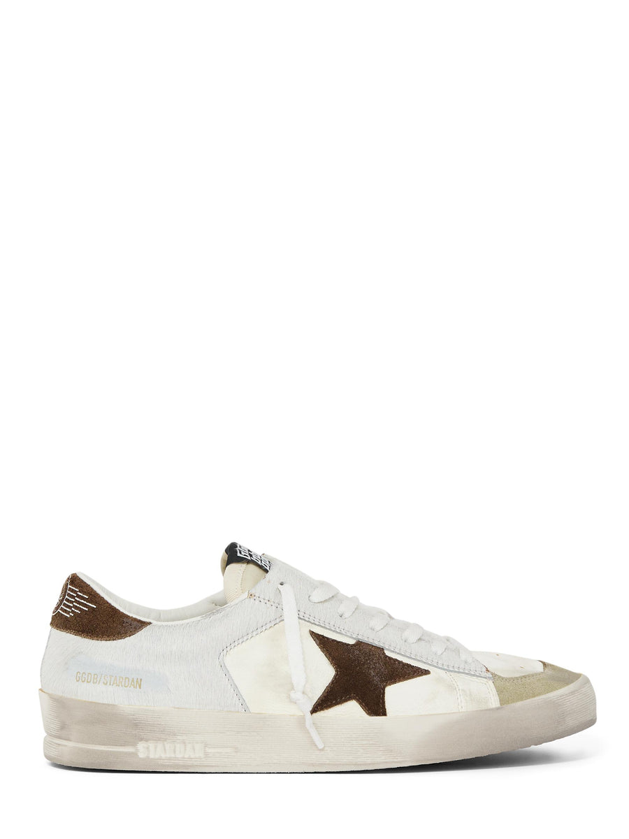 STARDAN NAPPA AND HORSY UPPER SUEDE TOE STAR AND HEEL GMF00128 F00400781999 GOLDEN GOOSE 