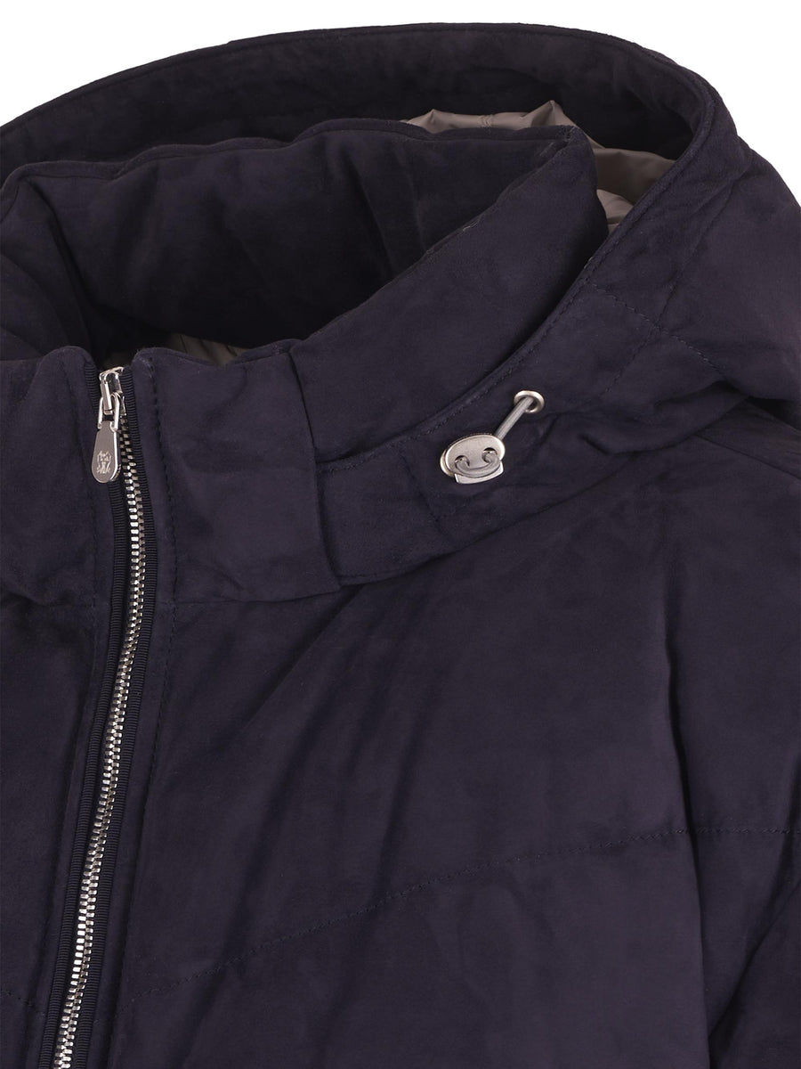 PADDED	LEATHER	JACKET MPCLF2046 C4254 BRUNELLO CUCINELLI 