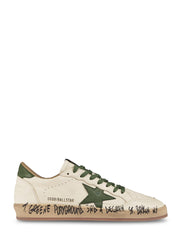 BALLSTAR NAPPA UPPER TOE AND SPUR LEATHER STAR AND HEEL GMF00117 F00749710502 GOLDEN GOOSE 