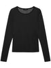 SYLVIE LONG SLEEVE TEE A0811501 BLK26 ANINE BING 