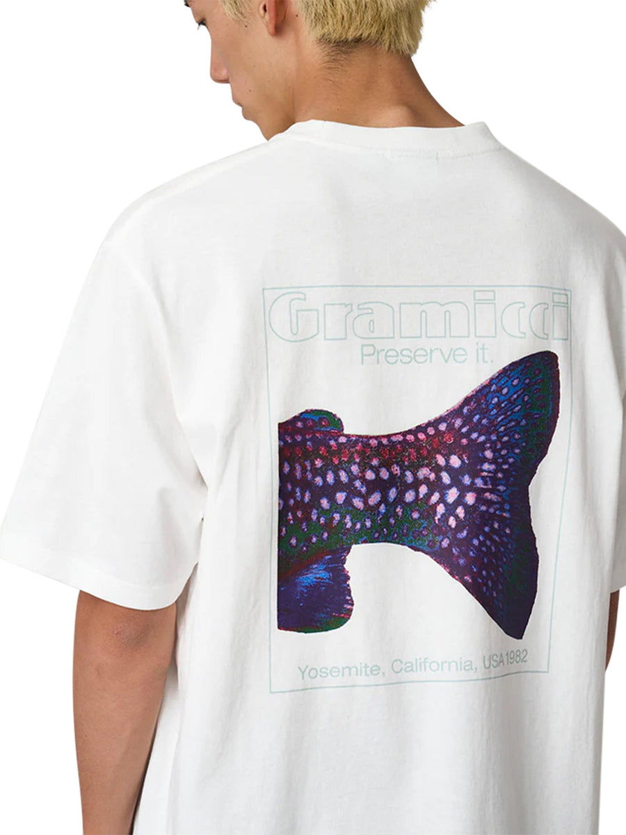 TROUTTAIL TEE G5FUT090 WHITE GRAMICCI 