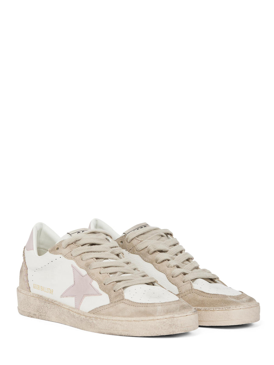 BALLSTAR NAPPA UPPER SUEDE TOE AND SPUR LEATHER STAR AND HEEL GWF00117 F00748011858 GOLDEN GOOSE 