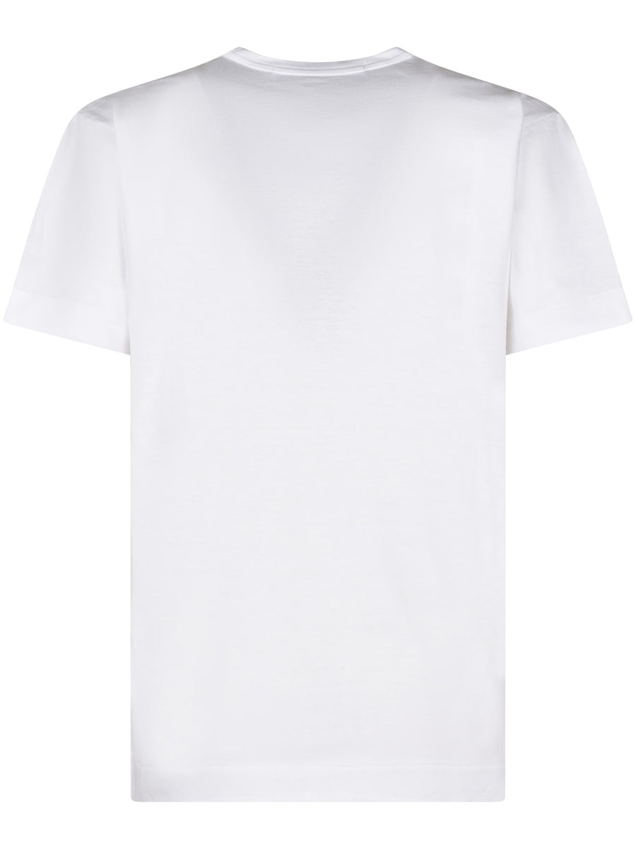 T-SHIRT GOLD EMBLEM GOLD HEART AX-T216-051 4 COMME DES GARCONS PLAY 