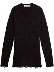 JOURNEY M'S KNIT BOXY CREWNECK BASKET SELVAGE EDGE GMP01338 P00210890100 GOLDEN GOOSE 